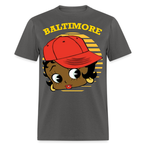 Baltimore Betty Boop Classic T-Shirt - charcoal