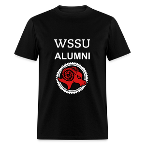 WSSU ALUMNI  Ram Head Classic T-Shirt - black