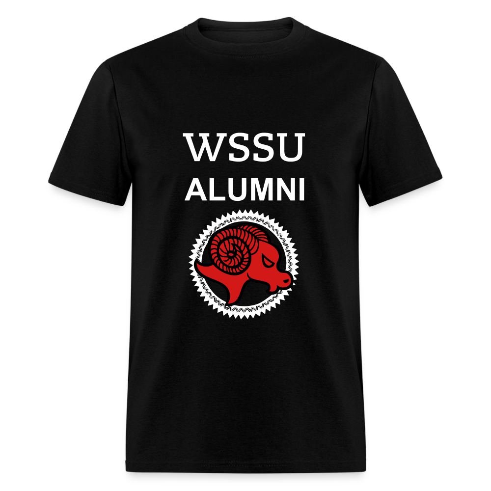 WSSU ALUMNI  Ram Head Classic T-Shirt - black