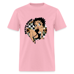 Betty Boop Checkered Classic T-Shirt - pink