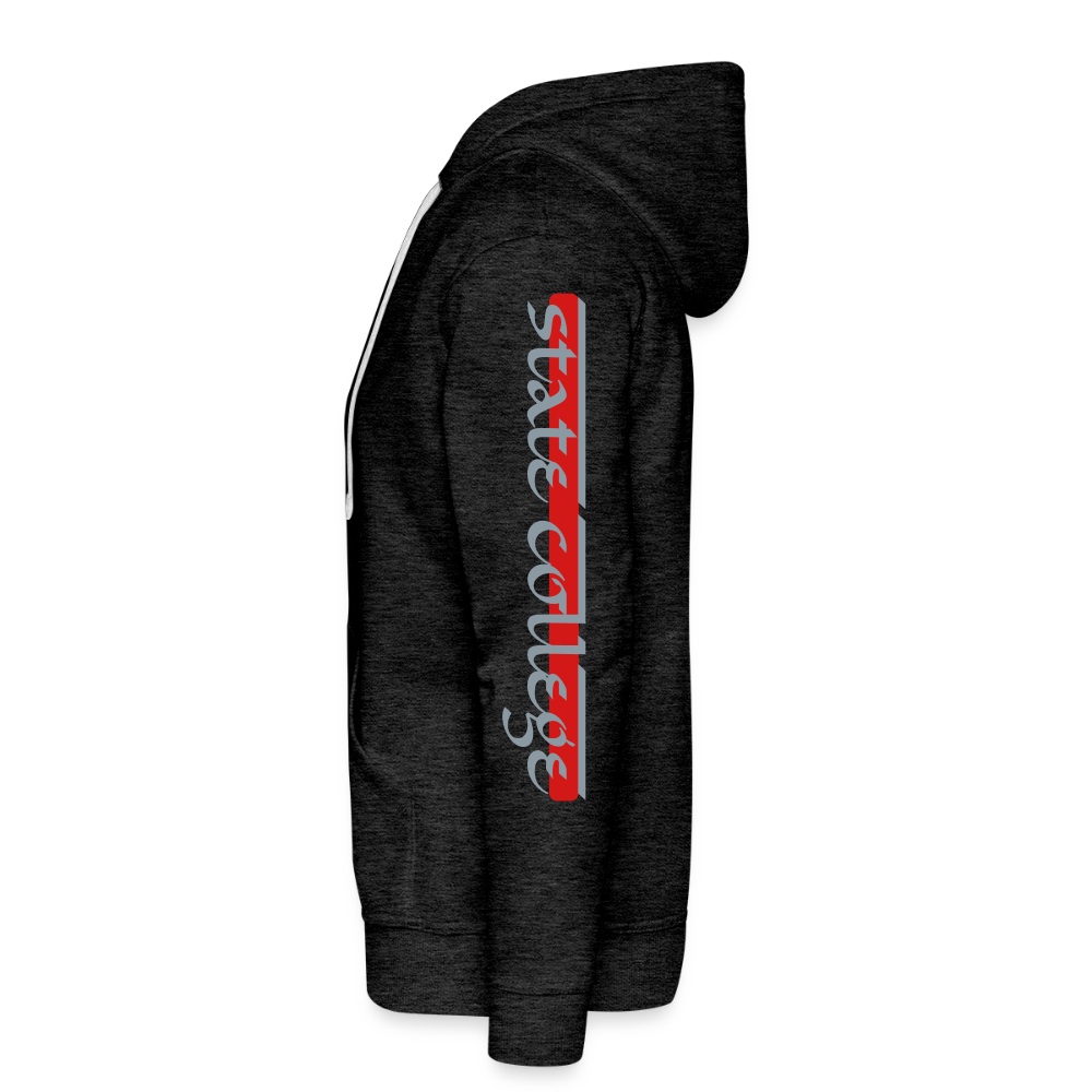 Ramily U State College Men’s Premium Hoodie - charcoal grey