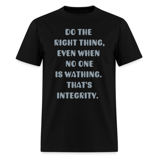 "Do the right thing." Men's T-Shirt | GILDAN 5000 - black