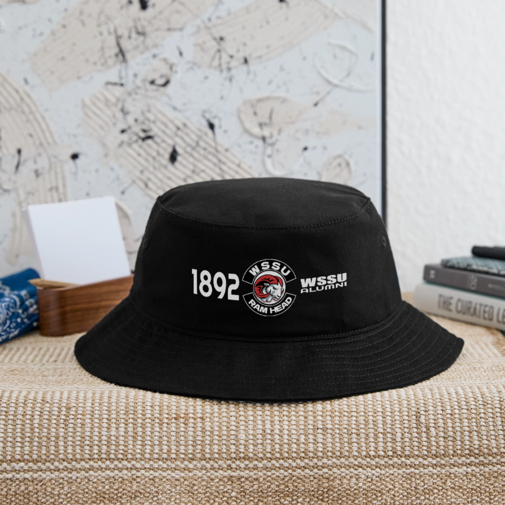 Ramily Ram-Head Bucket Hat - black