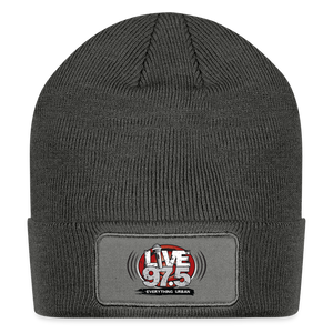 Live 97.5 Patch Beanie - charcoal grey