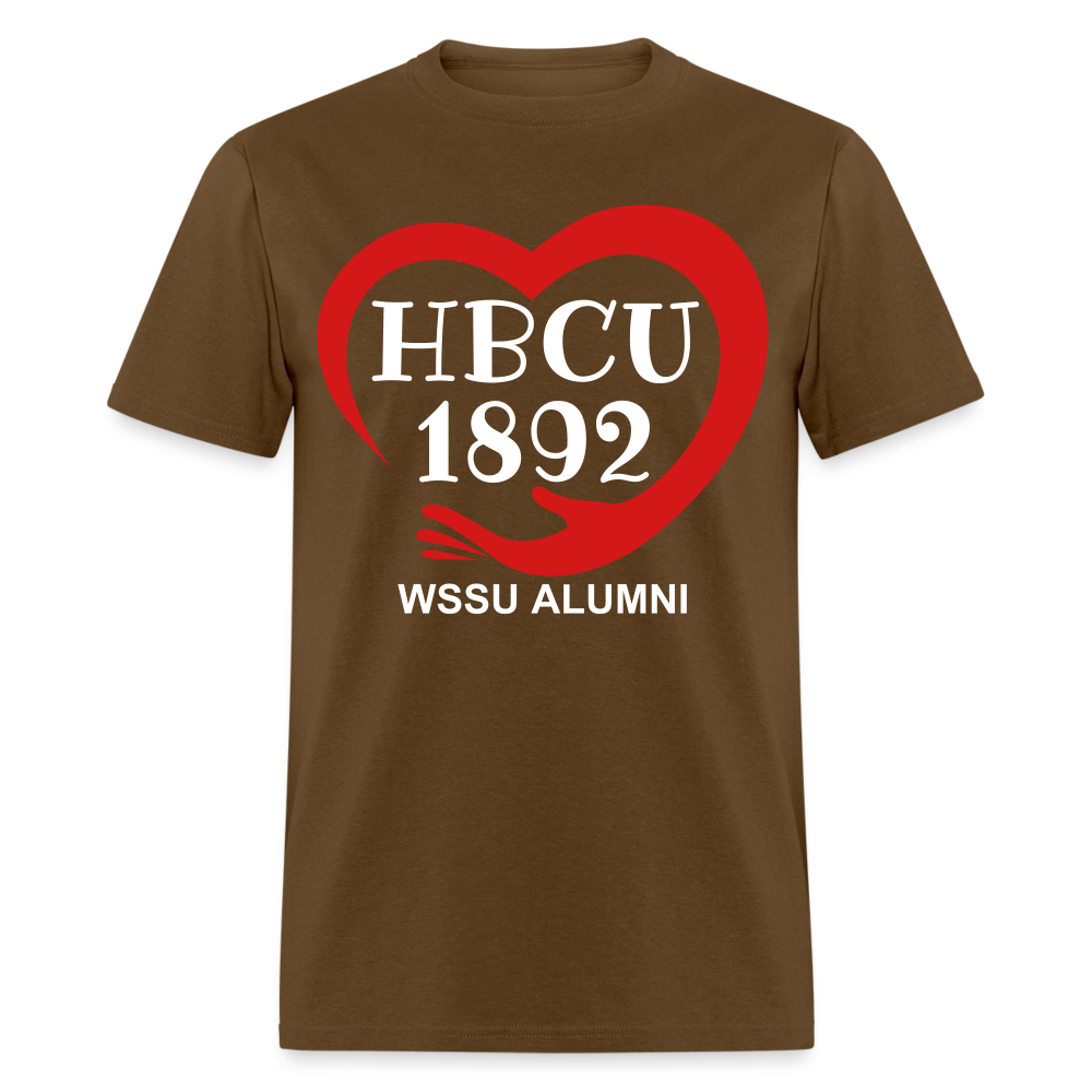 HBCU 1892 WSSU Alumni Classic T-Shirt - brown