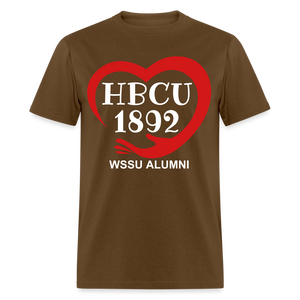 HBCU 1892 WSSU Alumni Classic T-Shirt - brown