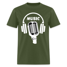 Load image into Gallery viewer, Music Is Me -  Classic T-Shirt - military green