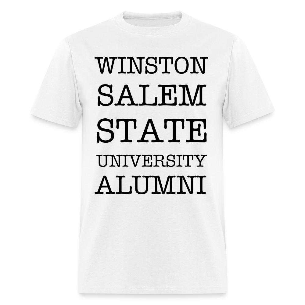 WSSU Alumni Classic T-Shirt (Black Lettering) - white