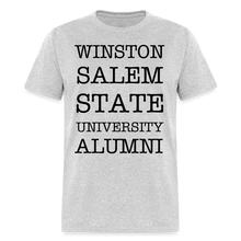 Load image into Gallery viewer, WSSU Alumni Classic T-Shirt (Black Lettering) - heather gray