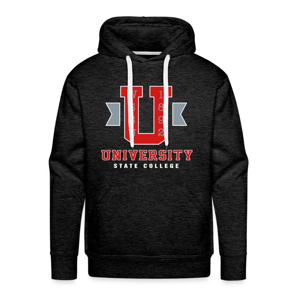 Ramily U State College Men’s Premium Hoodie - charcoal grey