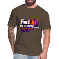 FedUp? -  Fitted T-Shirt - heather espresso