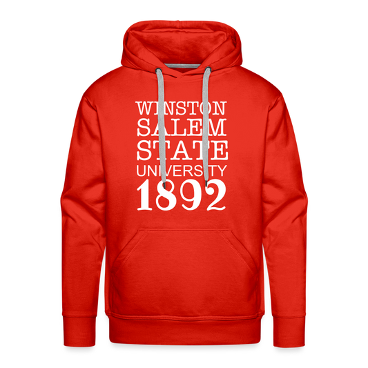 WSSU 1892 Ramily Premium Hoodie Printed in vinyl - red