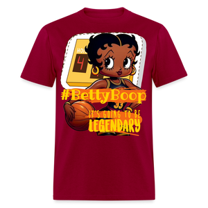 Betty Boop Basketball Classic Legendary T-Shirt - dark red