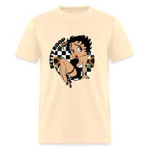 Betty Boop Checkered Classic T-Shirt - natural