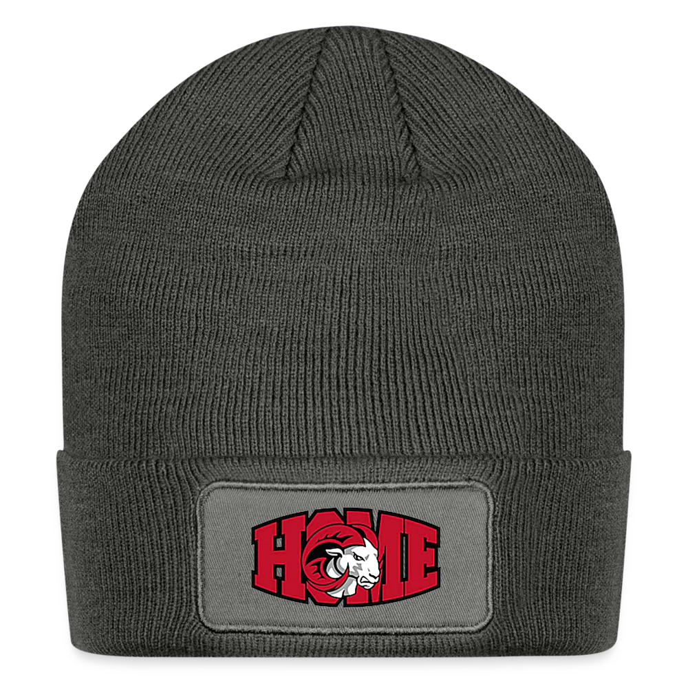 Ramily Home Patch Beanie - charcoal grey