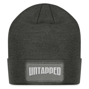 Untapped Ent. Patch Beanie - charcoal grey