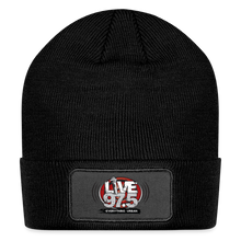 Load image into Gallery viewer, Live 97.5 Patch Beanie - black