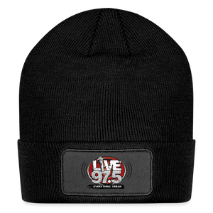 Live 97.5 Patch Beanie - black