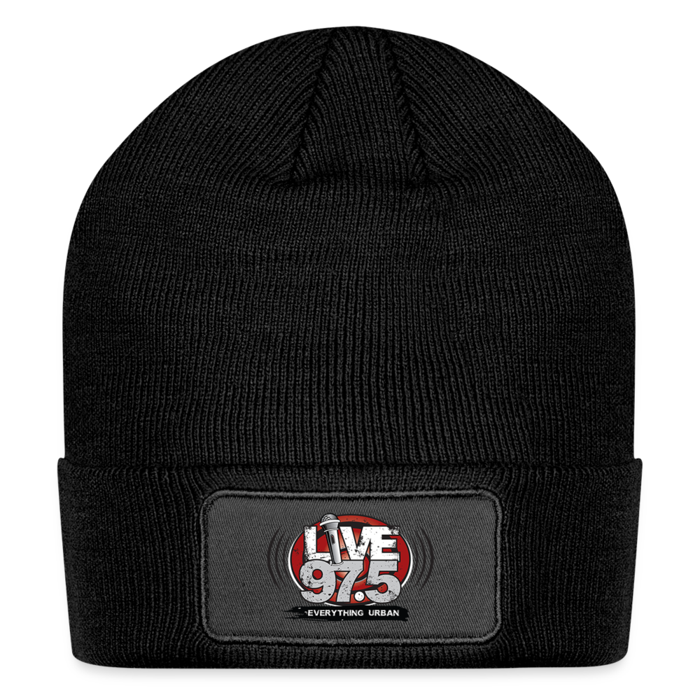 Live 97.5 Patch Beanie - black