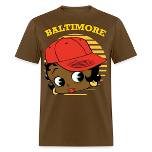 Baltimore Betty Boop Classic T-Shirt - brown