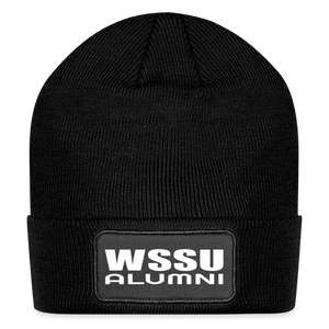 WSSU Alumni Patch Beanie - black