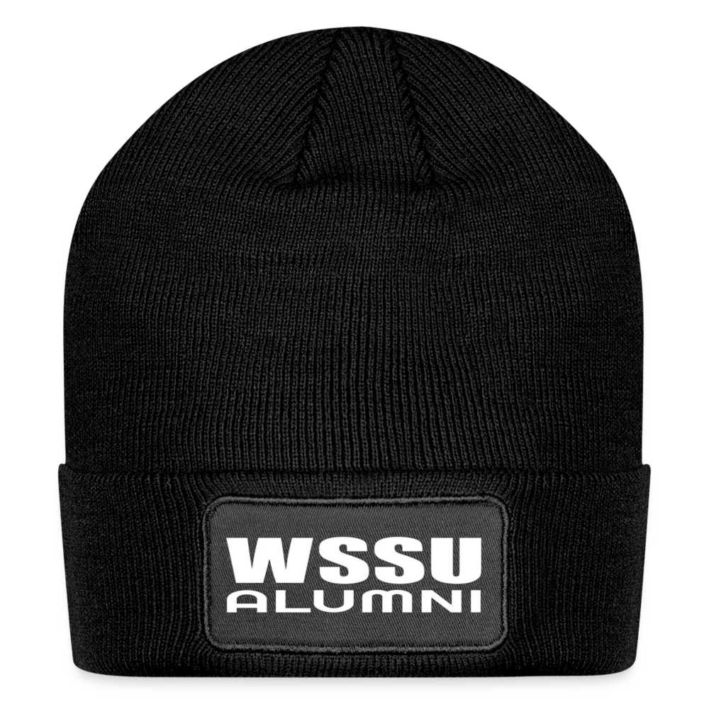 WSSU Alumni Patch Beanie - black