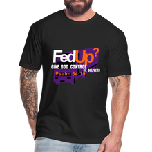 Load image into Gallery viewer, FedUp? -  Fitted T-Shirt - black