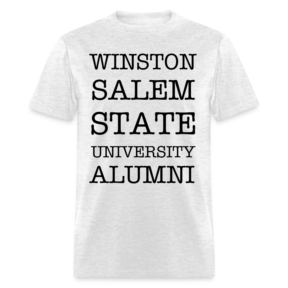 WSSU Alumni Classic T-Shirt (Black Lettering) - light heather gray
