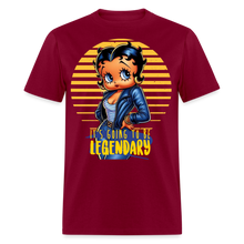 Load image into Gallery viewer, Betty Boop The Legend Classic T-Shirt - burgundy