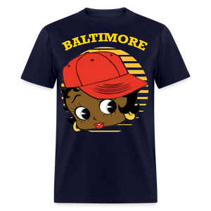 Baltimore Betty Boop Classic T-Shirt - navy