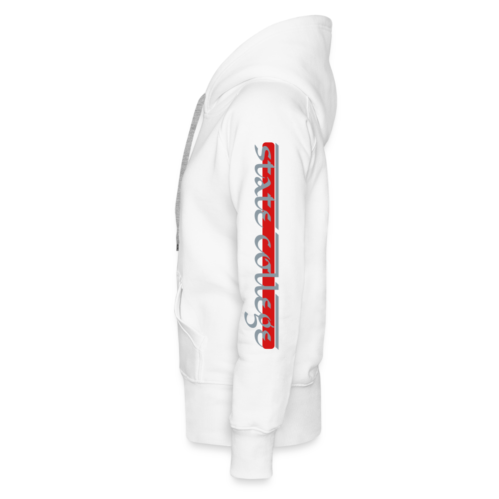 Ramily U State College Women’s Premium Hoodie - white