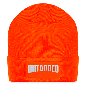 Untapped Ent. Patch Beanie - neon orange