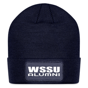 WSSU Alumni Patch Beanie - navy