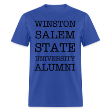 Load image into Gallery viewer, WSSU Alumni Classic T-Shirt (Black Lettering) - royal blue