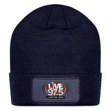 Load image into Gallery viewer, Live 97.5 Patch Beanie - navy