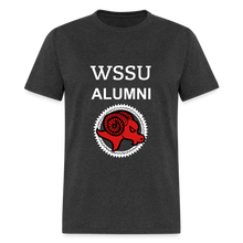 Load image into Gallery viewer, WSSU ALUMNI  Ram Head Classic T-Shirt - heather black