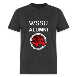 WSSU ALUMNI  Ram Head Classic T-Shirt - heather black