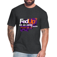 Load image into Gallery viewer, FedUp? -  Fitted T-Shirt - heather black