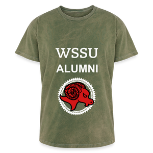 WSSU ALUMNI Mineral Wash T-shirt - mineral green