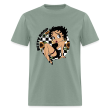 Load image into Gallery viewer, Betty Boop Checkered Classic T-Shirt - sage