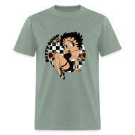 Betty Boop Checkered Classic T-Shirt - sage