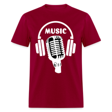 Load image into Gallery viewer, Music Is Me -  Classic T-Shirt - dark red