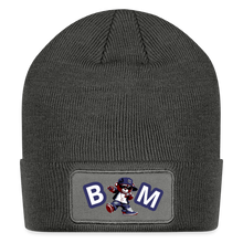 Load image into Gallery viewer, Bear Minimum Patch Beanie - charcoal grey