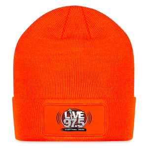 Live 97.5 Patch Beanie - neon orange