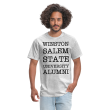 Load image into Gallery viewer, WSSU Alumni Classic T-Shirt (Black Lettering) - heather gray