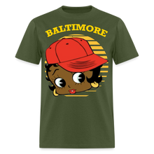 Load image into Gallery viewer, Baltimore Betty Boop Classic T-Shirt - military green