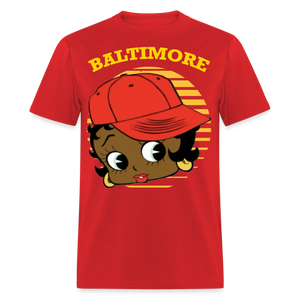 Baltimore Betty Boop Classic T-Shirt - red