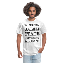 Load image into Gallery viewer, WSSU Alumni Classic T-Shirt (Black Lettering) - light heather gray