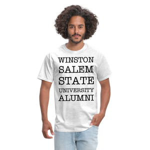 WSSU Alumni Classic T-Shirt (Black Lettering) - light heather gray