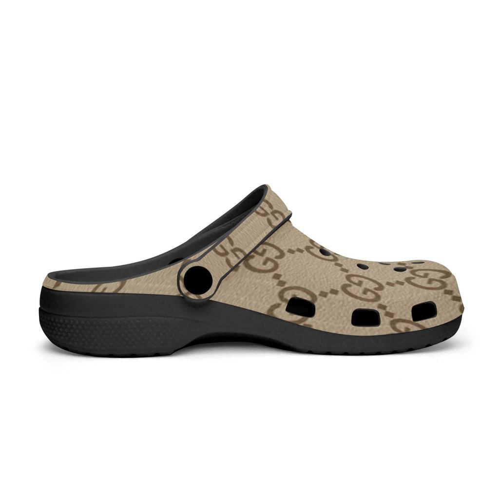G-Fashion Black-base Clogs Men and Women Sizes
